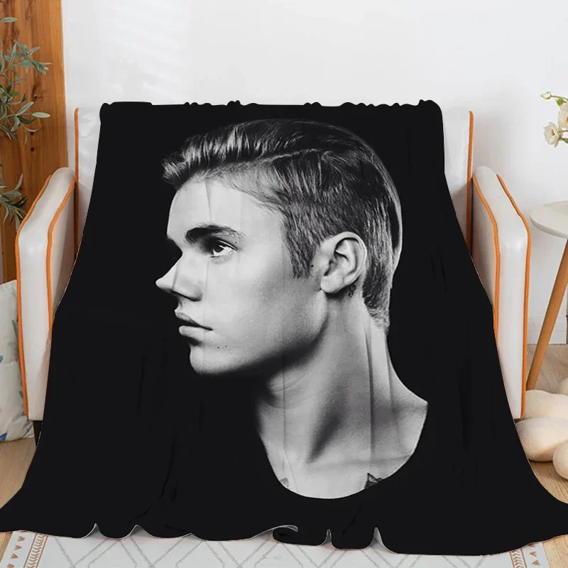 

Пушистые мягкие одеяла для зимы J-Justin Bieber King Size, диван-кровать, флисовое фланелевое одеяло для кемпинга, теплое постельное белье из микрофибры