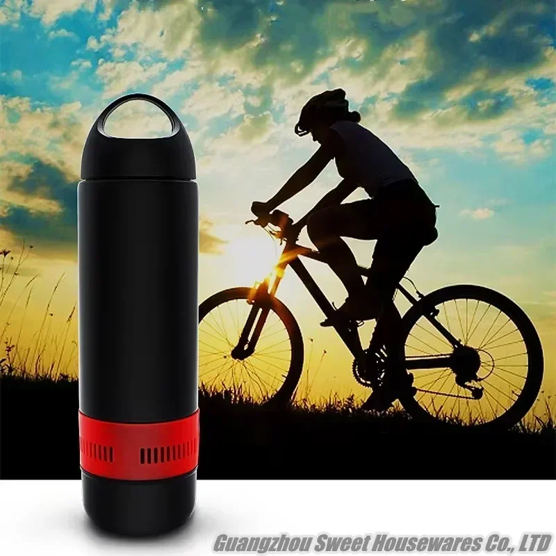 wholesale creative electric heating control wireless music smart thermos easy to carry