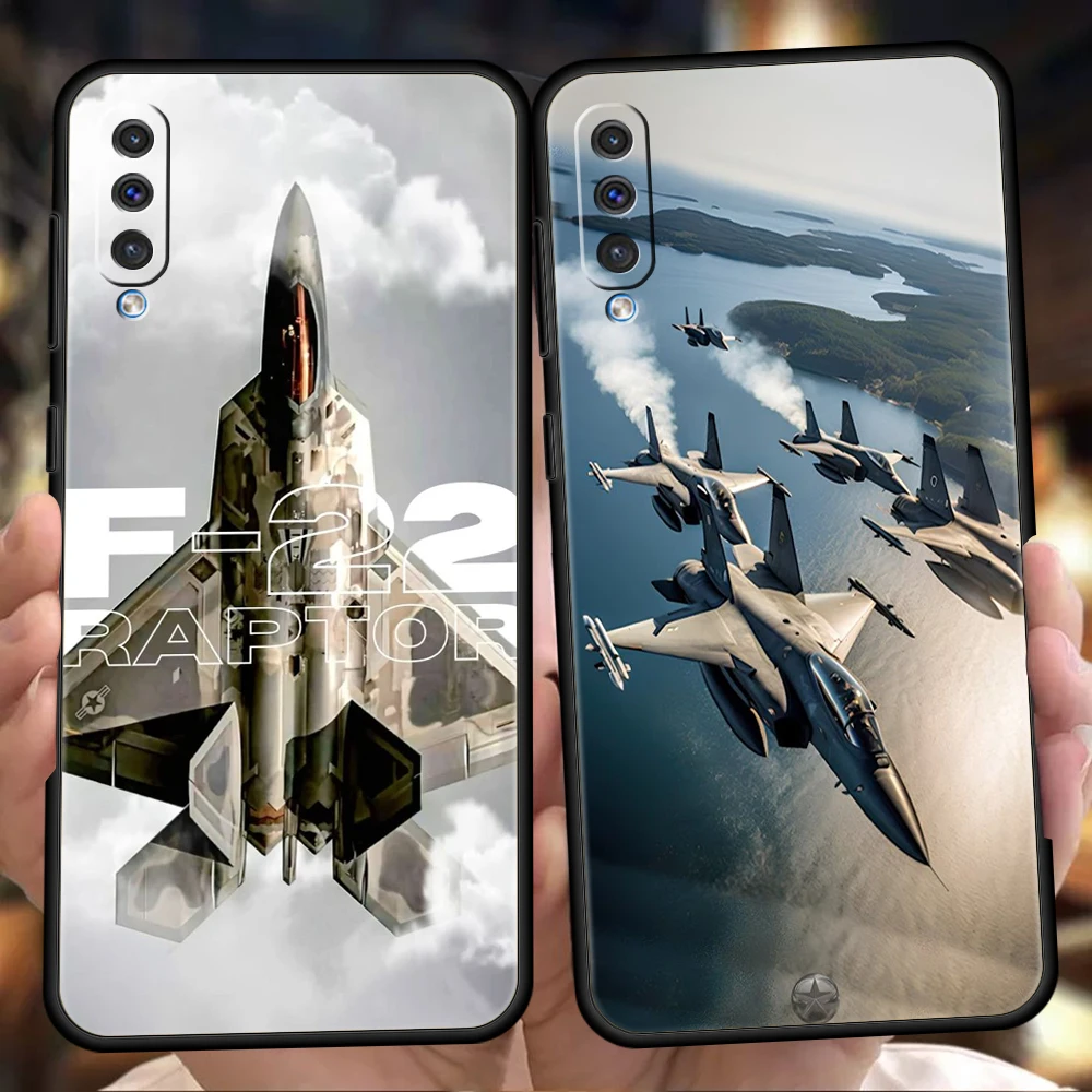 Aircraft Helicopter Airplane Case For Samsung A56 A36 A26 A24 A16 A14 A12 A32 A50 A70 A22 A40 A34 A54 A42 A52 A04s A06 5G Cover