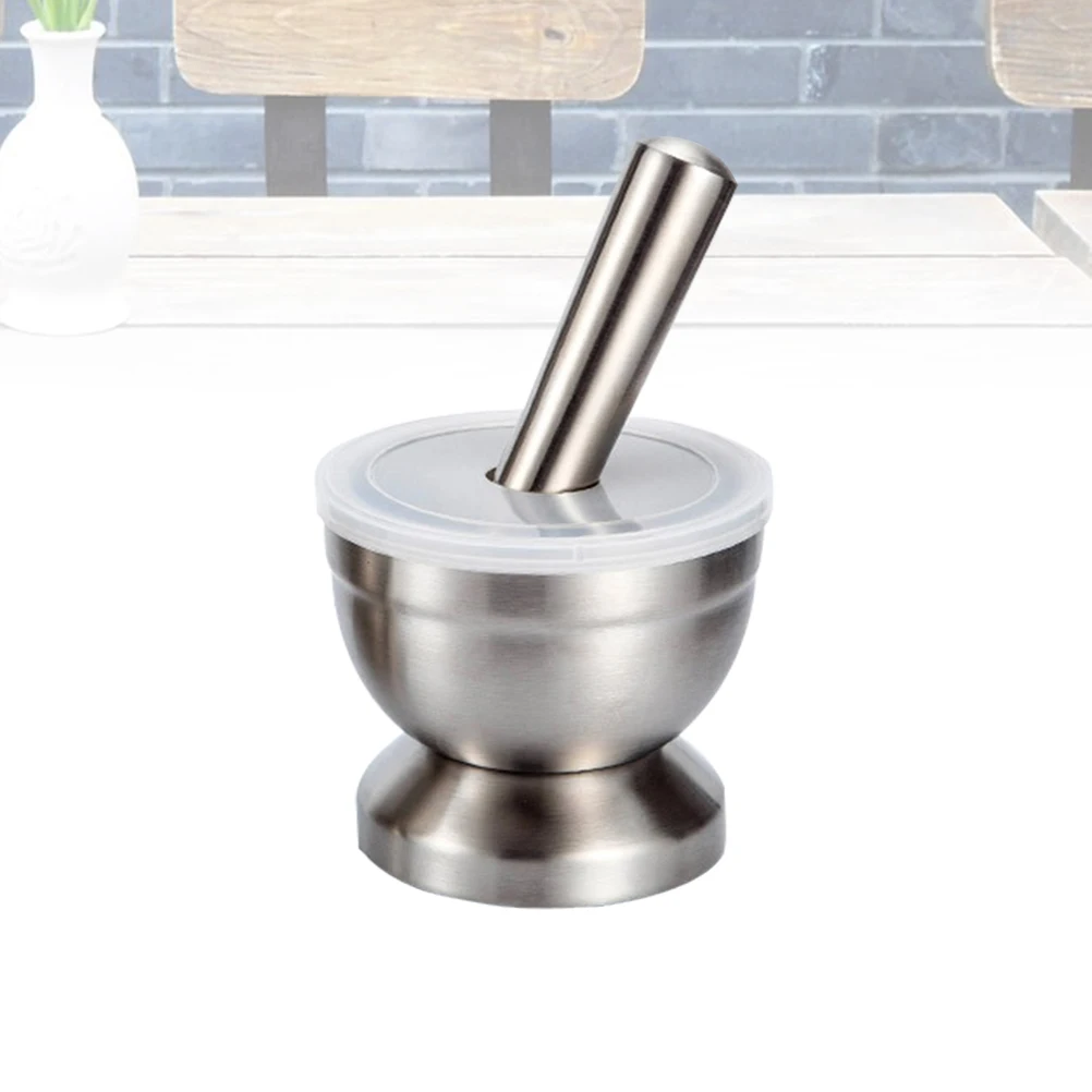 

Stainless Steel Garlic Masher 304 Grade Easy Kitchen Tools Pearlescent Press Pounder Supplies