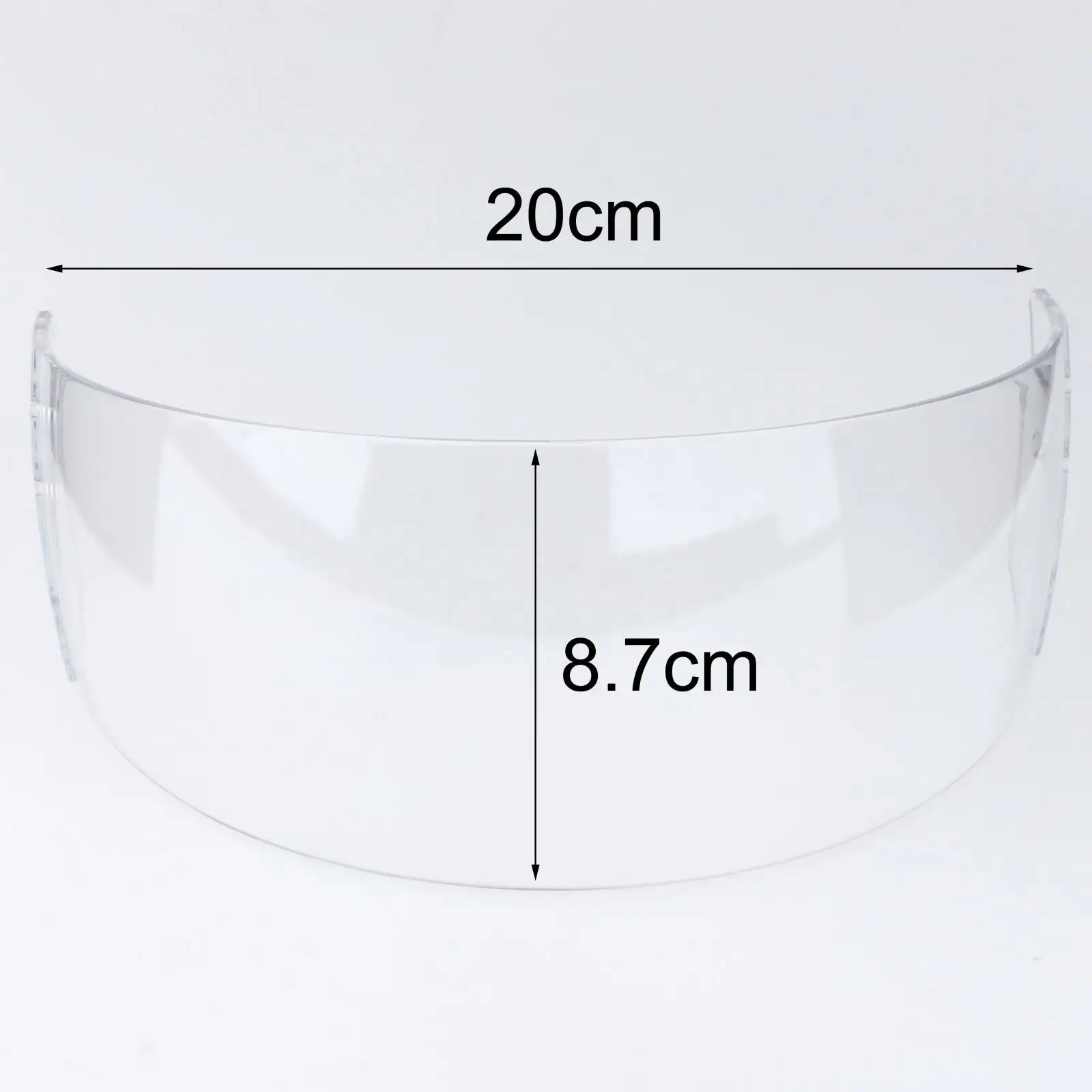 Hockey Helmet Clear Visor Ice Hockey Helmet Goggles Facial Protection Helmet Protection for Biking Bicycling Outdoor Sports