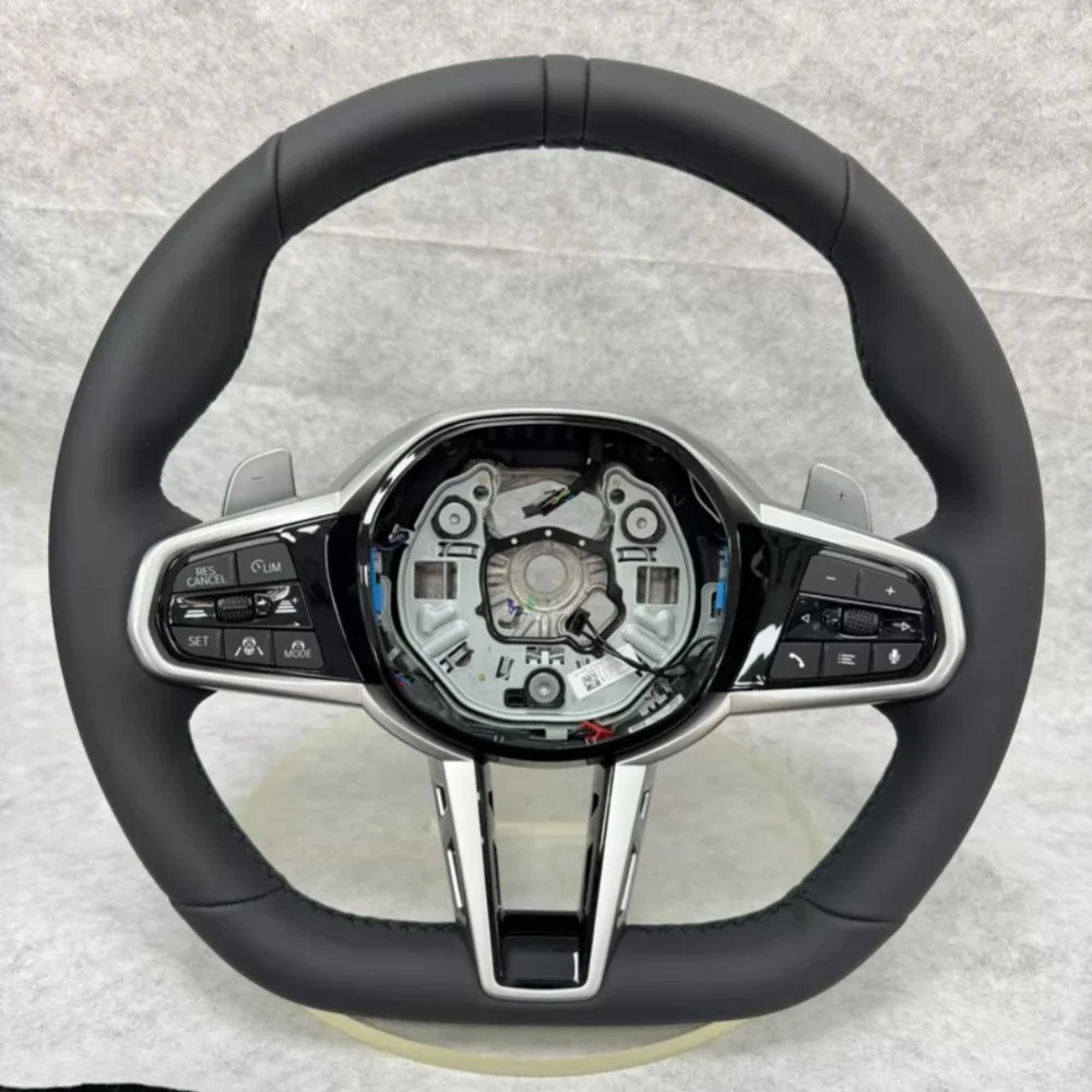 CS Steering Wheel For BMW M40i M340i M135i X3 X4 X5 X6 G02 G05 G06 G20 G21 G22 G26 G29 G80 G81 G82 G87 F40 F44 Leather Interior