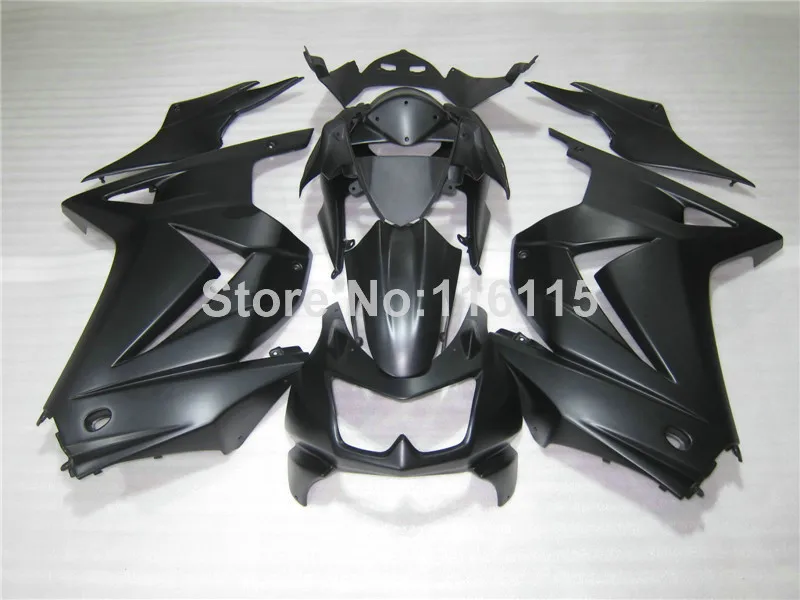 Fairings for Kawasaki Ninja 250r 2008-2014 ing EX250 08-13 14 ZX250 high quality all matte black fairing kit GD45