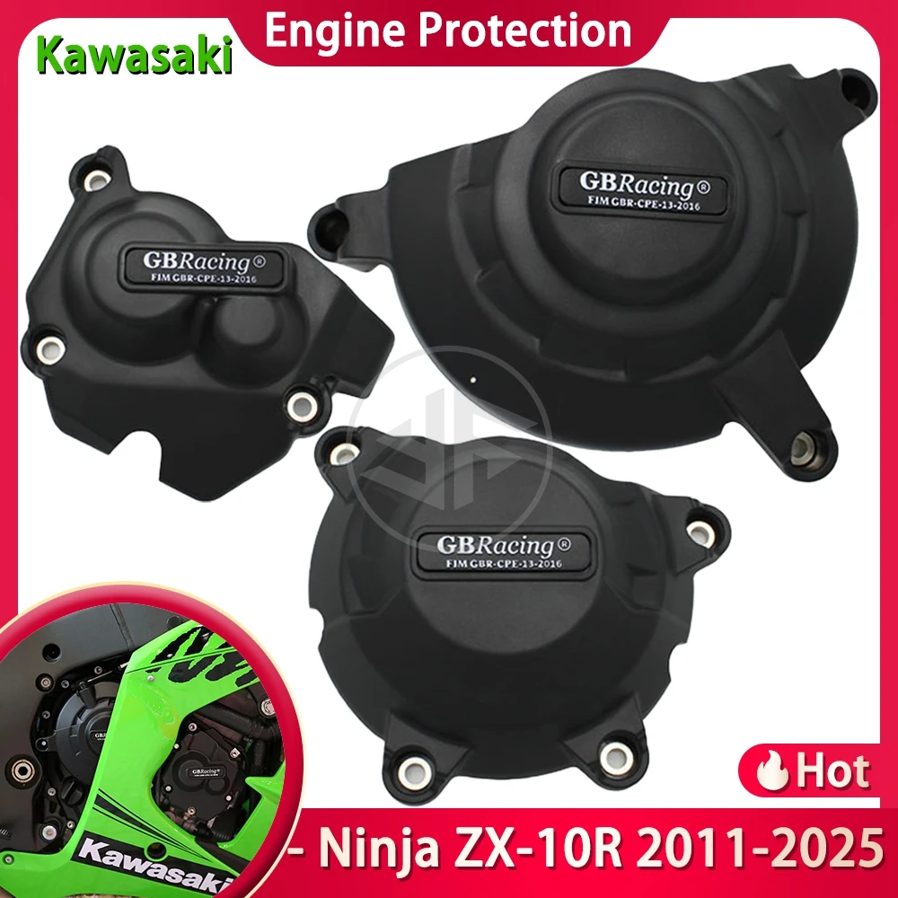 

Аксессуары для мотоциклов для Kawasaki Ninja ZX-10R 2011-2016 2017 2018 2019 2020 2021 2022 2023 2024 2025 GBR защита двигателя