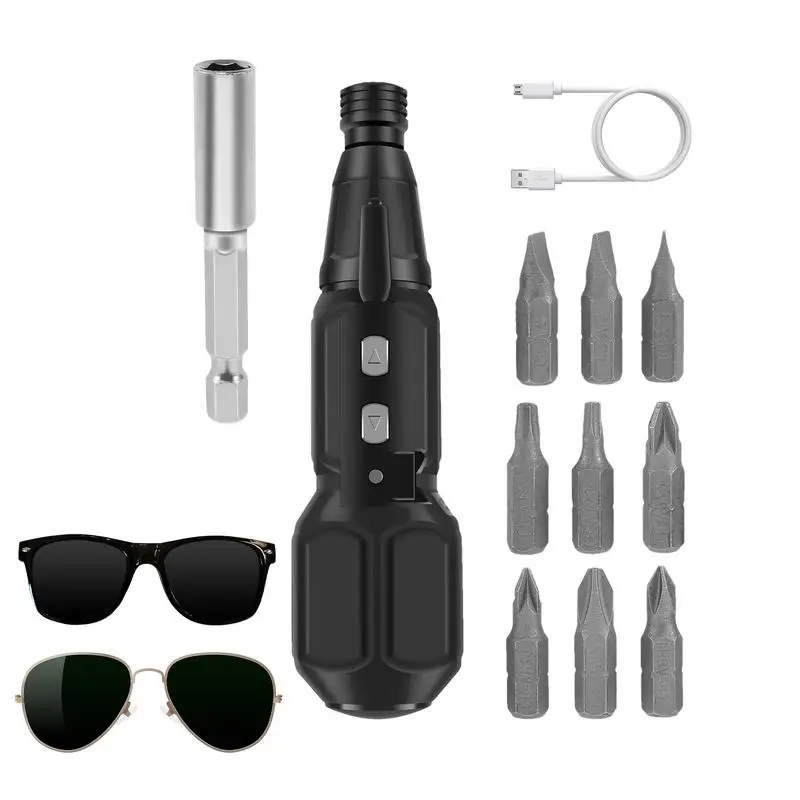 

Mini Electric Screwdriver Set USB Rechargeable 280RPM Adjustment Power Dril Multi-function Disassembly Torque Repair Tools Kit