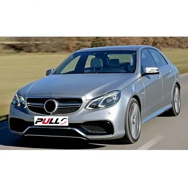 Kit de carrocería para Mercedes benz Clase E W212 09-15 modificado al estilo E63 AMG incluye conjunto de parachoques delantero y trasero con rejilla