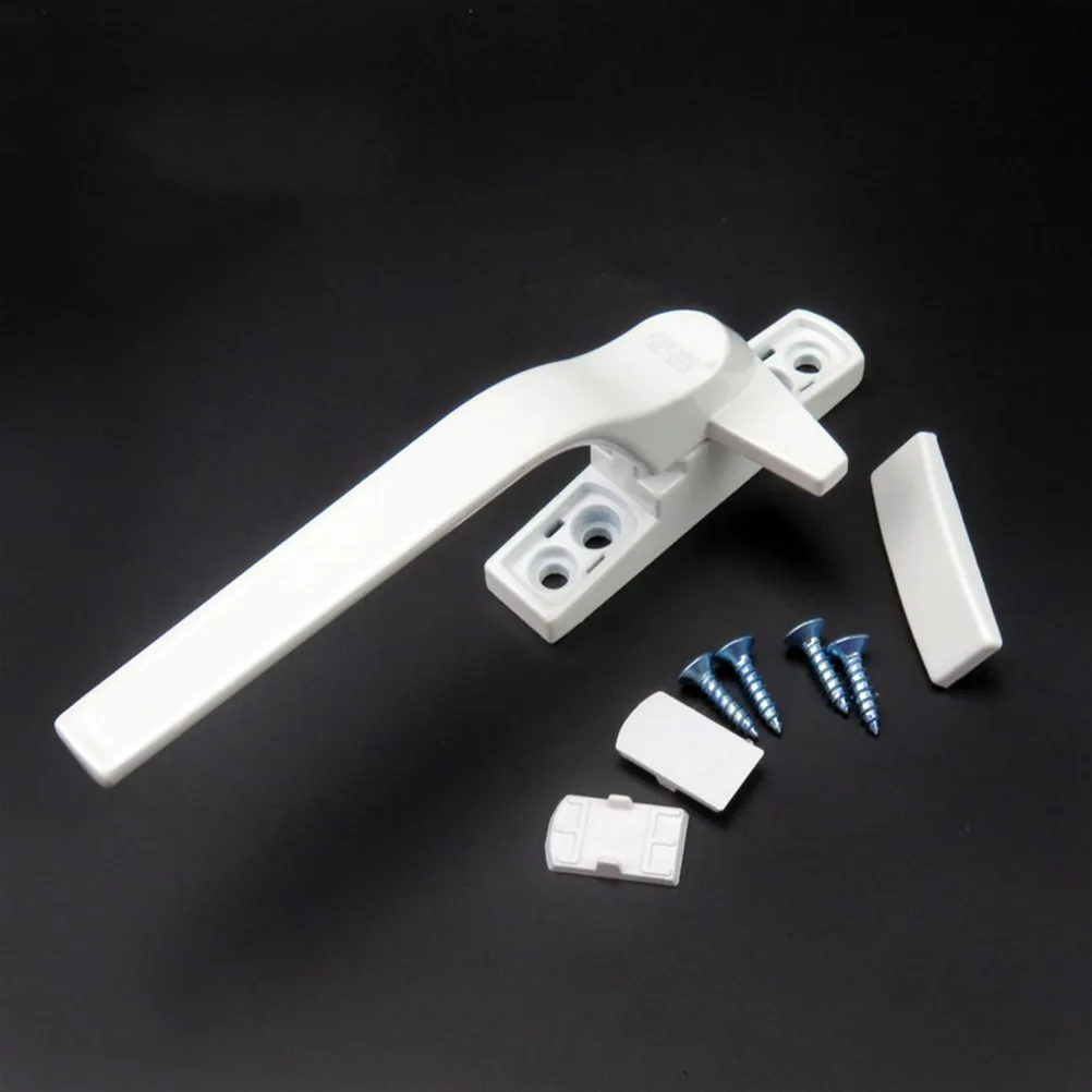 Heavy Duty Plastic Steel Window Handle – External Flat Type with Locking Function, Heat & Corrosion Resistant