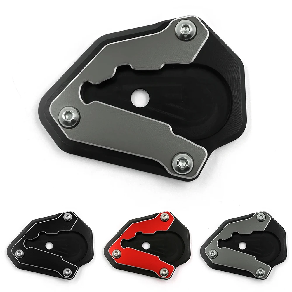 

Motorcycle CNC Kickstand Extension Plate For Ducati 848 1098 1198 All Year Foot Side Stand Enlarger Pad