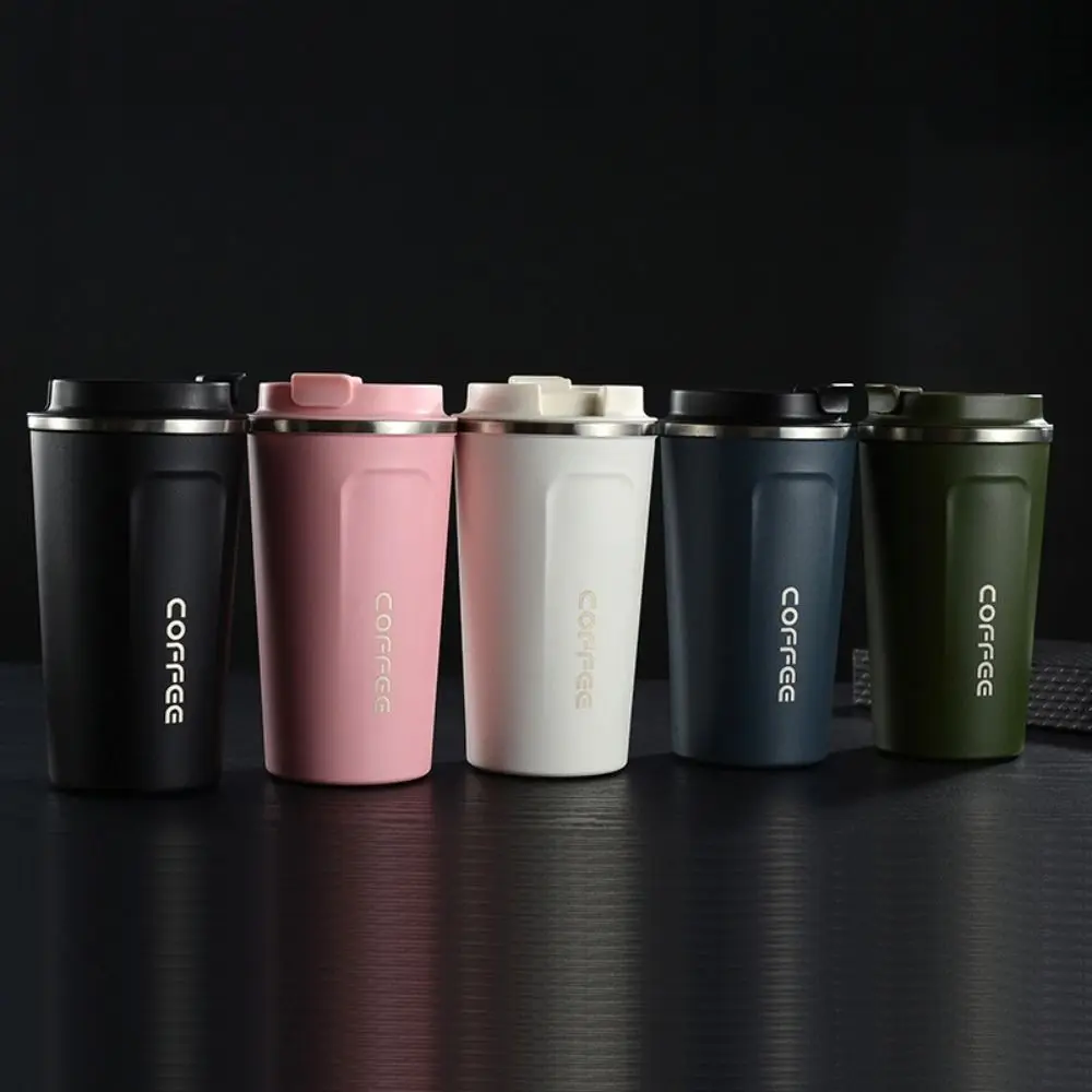 

Stainless Steel Travel Thermal Cup Keeps Cold and Heat Drinking Kettle Coffee Vacuum Flask Heat-resistant 380/510ML