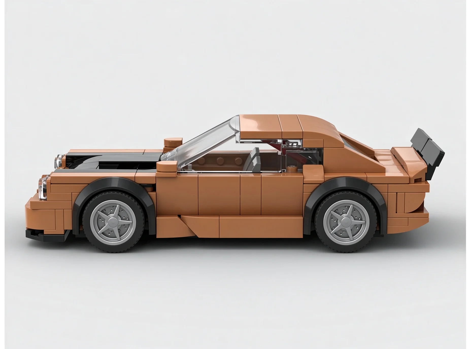 1980 Manta Custom 284Pcs MOC Bricks DIY Assembly Realistic Classic Car Model Great Gift For Vehicle Lovers