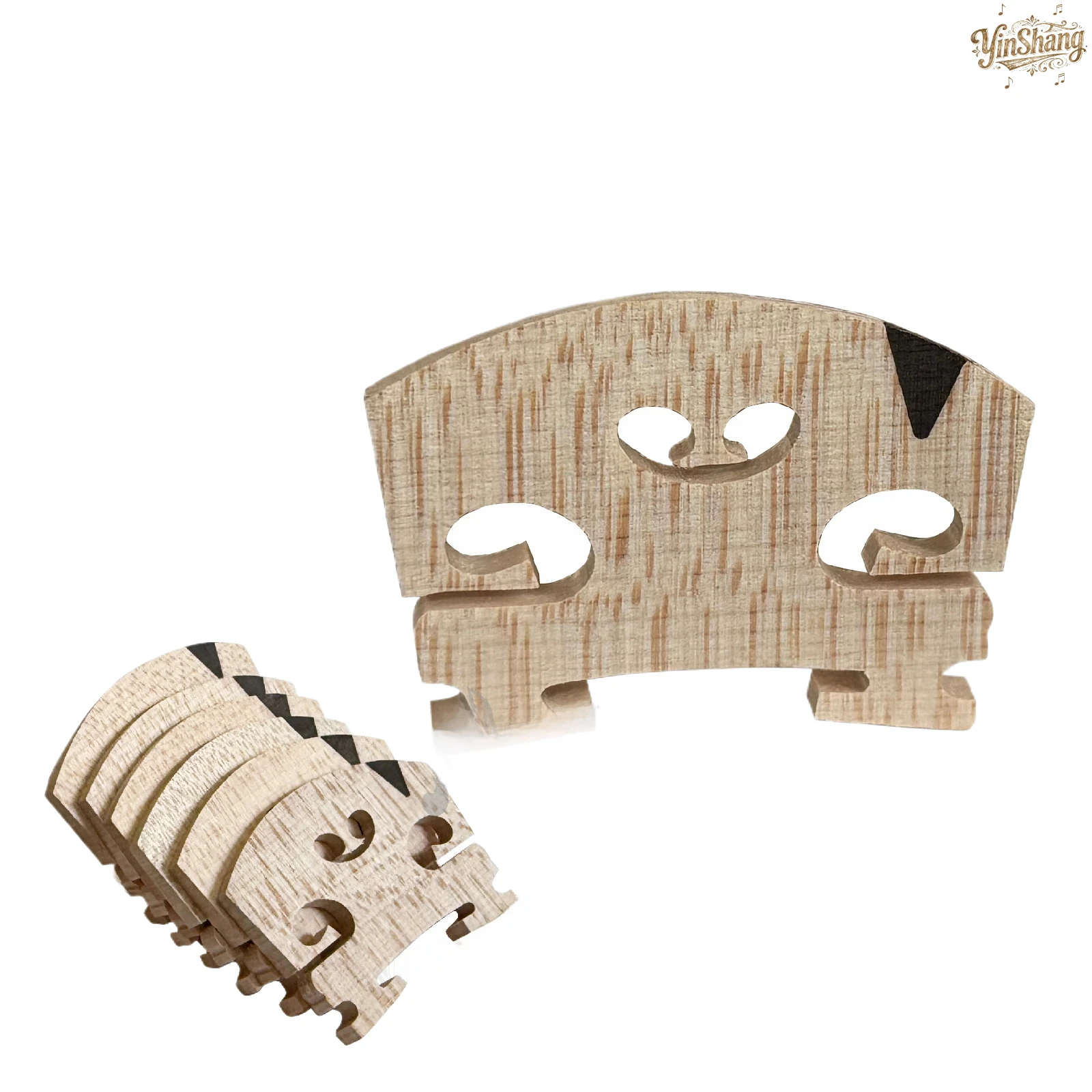 

10pcs 4/4 Violin Bridge Maple Strings Fixed Refinement Professional Durable Music Instrument Accessories for Violinists