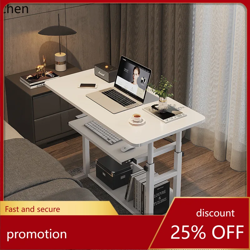 

YFY Bedside Table Movable Adjustable Computer Desk Home Bedroom Desk Simple Student Dormitory Bedside Small Study Desk