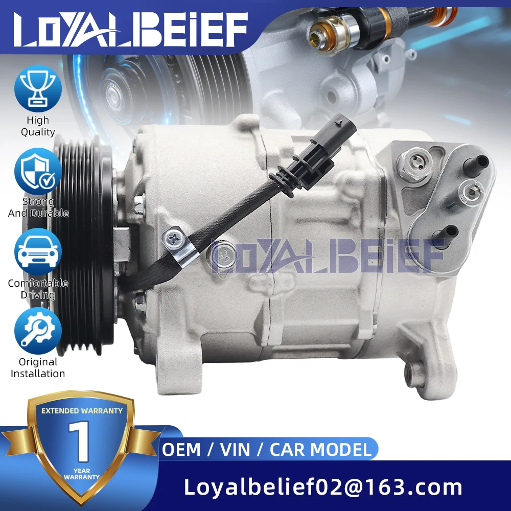 AC Compressor For 2014-2020 Chevy Silverado Tahoe GMC Sierra 1500 V8  15-22310 16003828-101 16003828-102  152231016003828-103