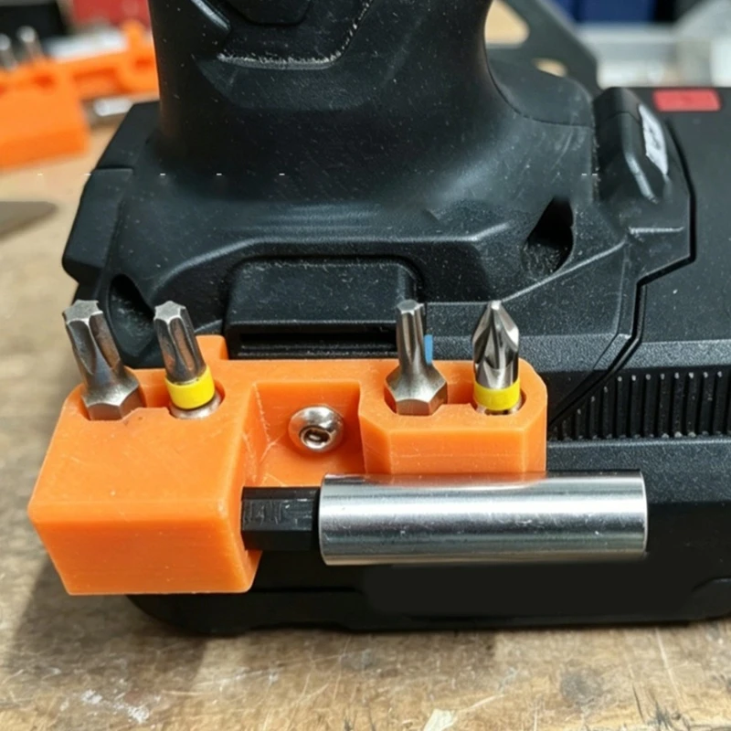 Plastic Bit Holder Fast Bit Swapping Easy Organization Replacement for Parkside 20V Tool Quick Changing Accessories M4YD