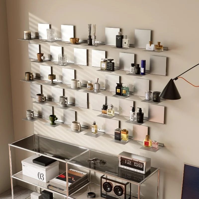 

Organ Shelf Aluminum Alloy Shelf Wall Multifunctional Storage Shelf Bookshelf Storage Shelf Display Shelf Display Shelf