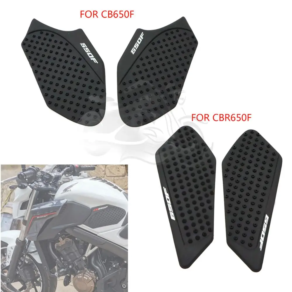 

3D Tank Pad Protector Sticker Decal Gas Side Knee Grip Traction Fit For Honda CB650F CBR650F 2014 - 2017 CB 650F CBR 650F 15 16