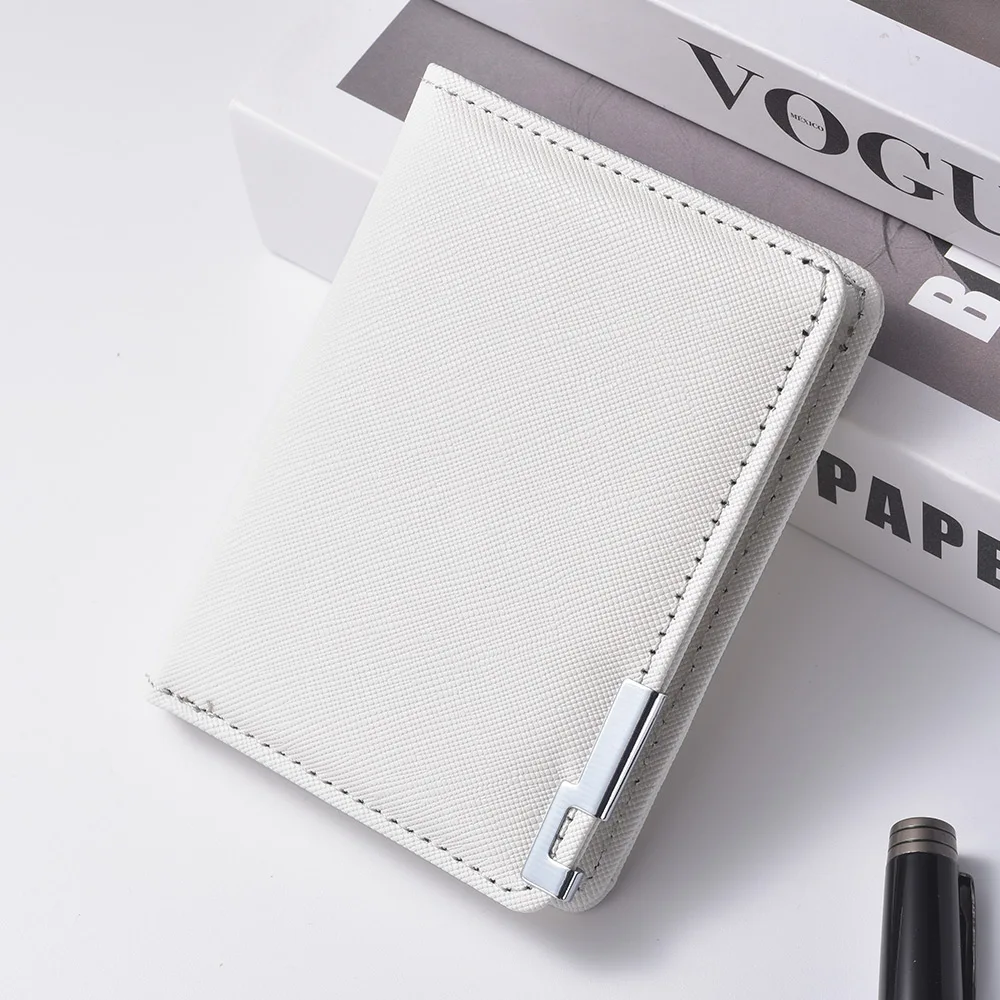 New Fashion Men\'s Wallet Vertical Short Business Multi-card Slot Holder Tight Men\'s Wallet
