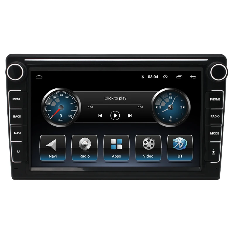 Android Car Radio 8 Inch Multimedia GPS Navigation HD Video Quad Core Wifi Internet Reverse Image Universal Car Stereo