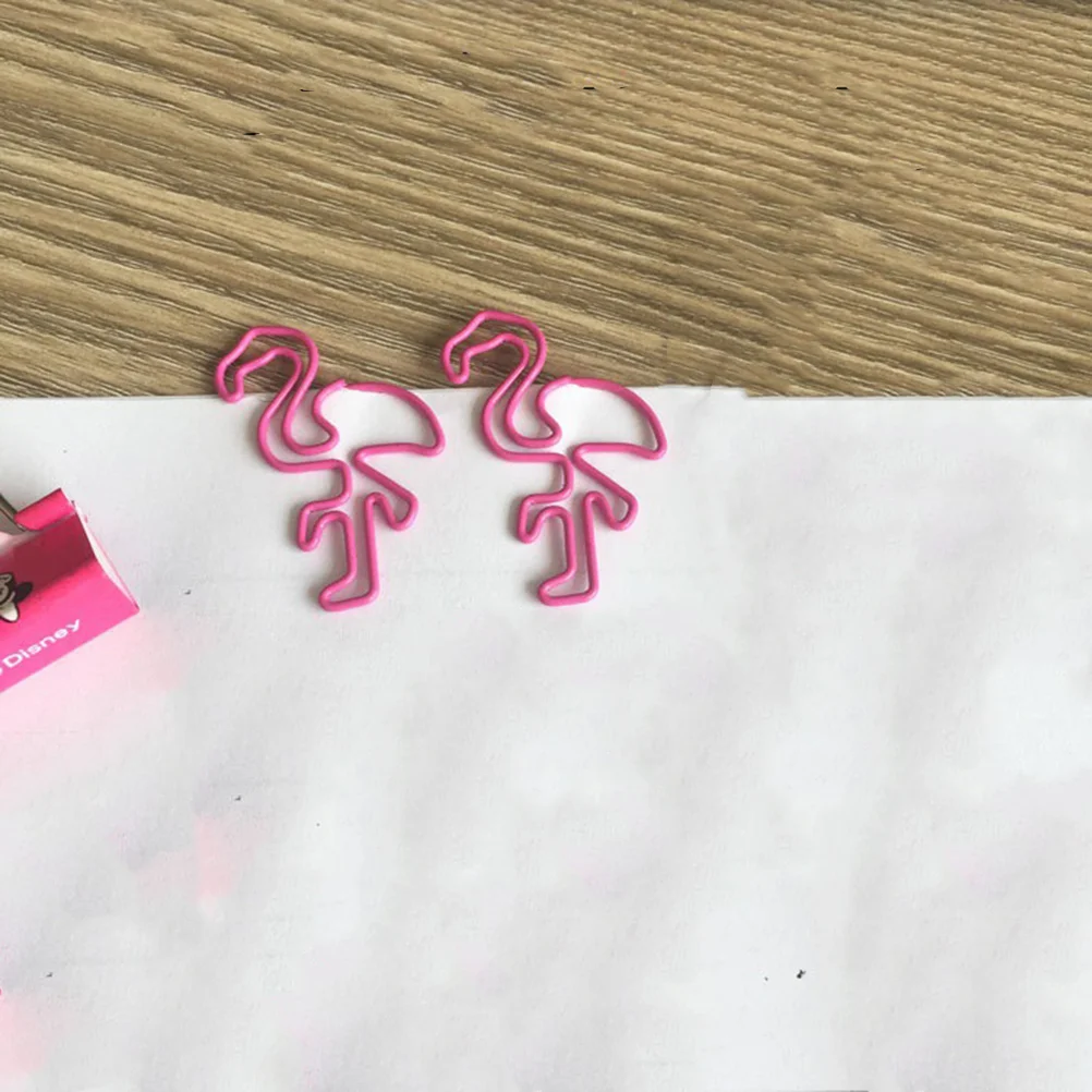 10 Pcs Scratch-free Paper Clips Practical Metal Office Overmolding Animal Creative School Colorful