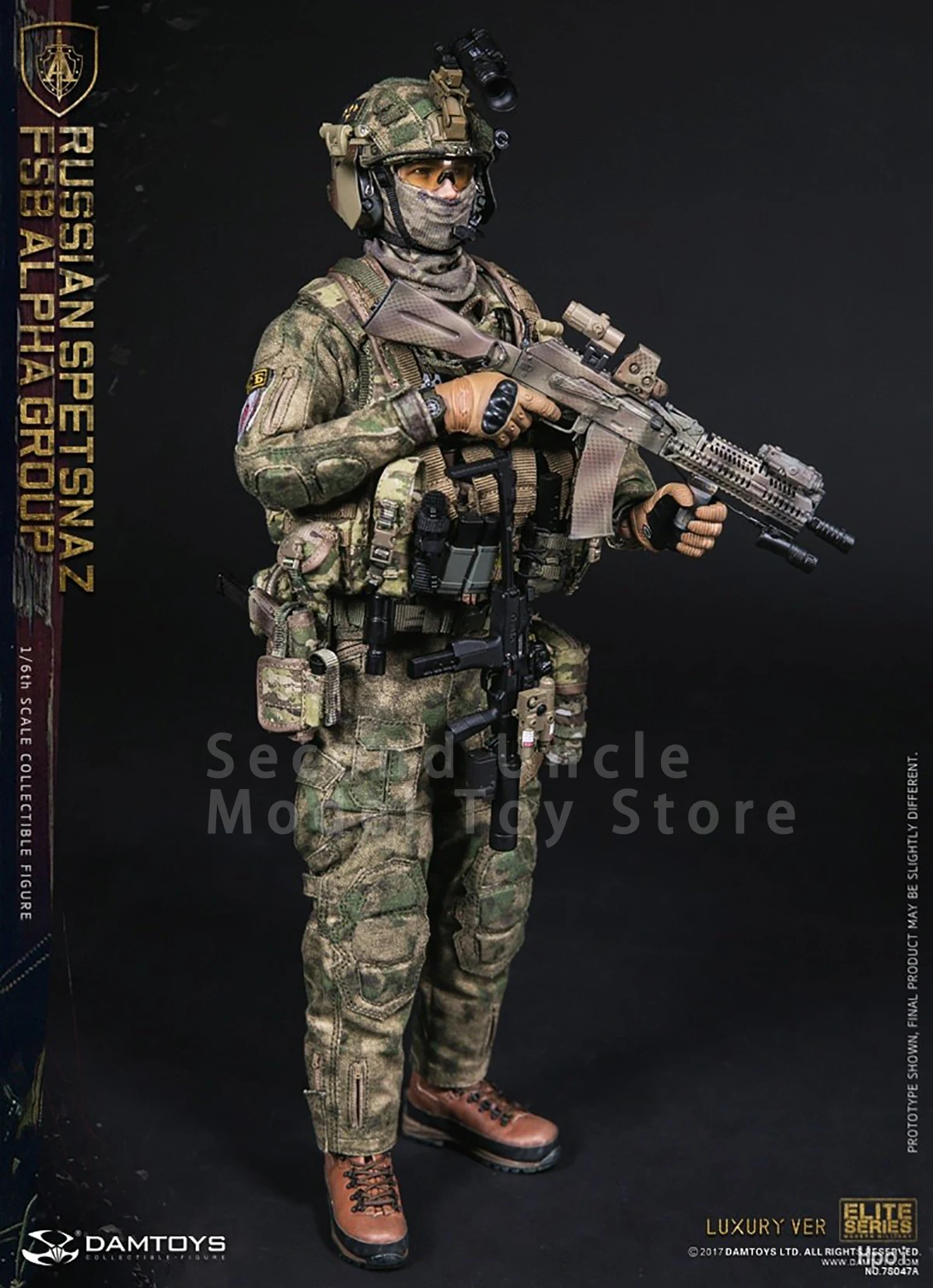 

DAMTOYS DAM 78047A/78047B 1/6 Russian Spetsnaz FSB Alpha Group Male Soldier Action figure Doll Full Set Collectible Toy