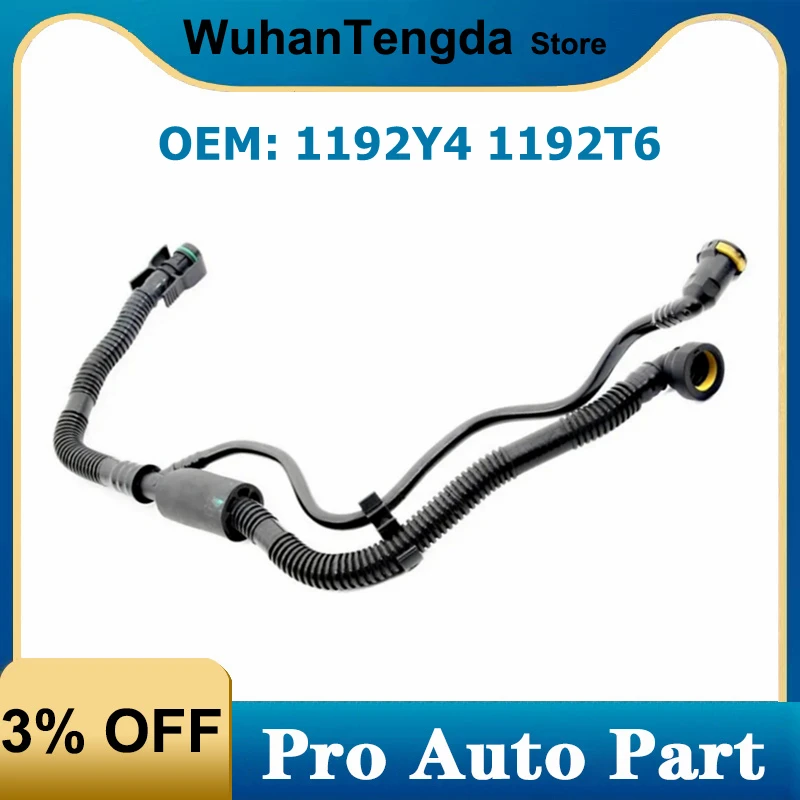 

New Engine Crankcase Breather Pipe for Peugeot 407 406 Facelift 607 807 Citroen Picasso Sena 2.0 1192Y4 1192T6