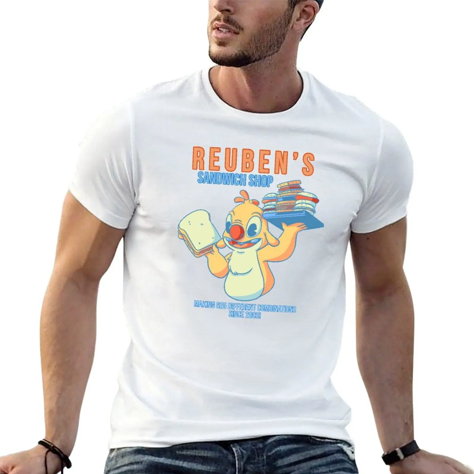 

Reuben’s Sandwich Shop T-Shirt printed t shirts for man funny t shirts dark humor t shirt men 100% cotton luxury brand T-shirt