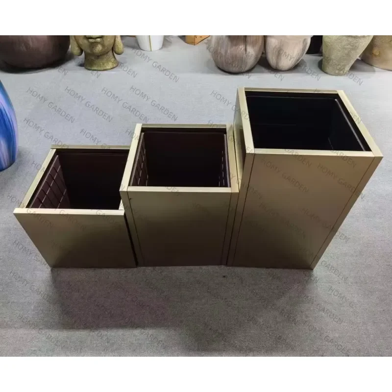 for Tree Pots Stainless Steel Outdoor Tree Box with Removable Tree Planting Pool Fence for Flower Beds and Gardens