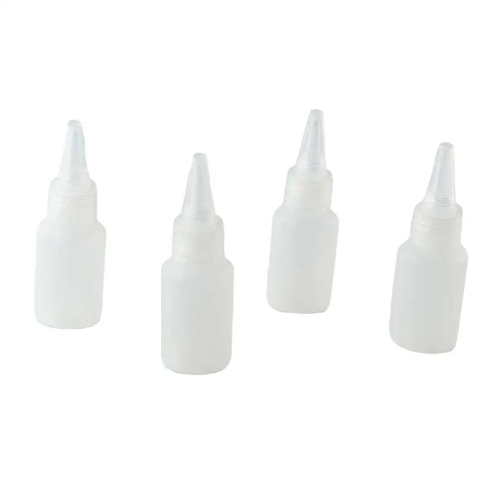 

DIY Squeezable with Screw-On Lids PET Plastic Glue Bottles Refillable Bottles Oil Dropper Bottles Pigment Container