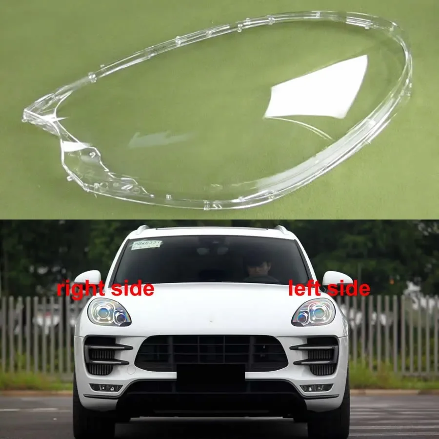 Transparent Cover Lamp Shade Headlight Shell Lens Replace Original Lampshade Plexiglass For Porsche Macan 2014 2015 2016 2017