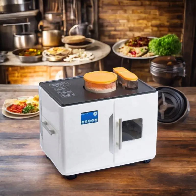 Fully Automatic Electric Mini Plastic Flatbread Tortilla Maker Magic Food Processor Machine Cooking Roti Chapati Ata Rotti Robot