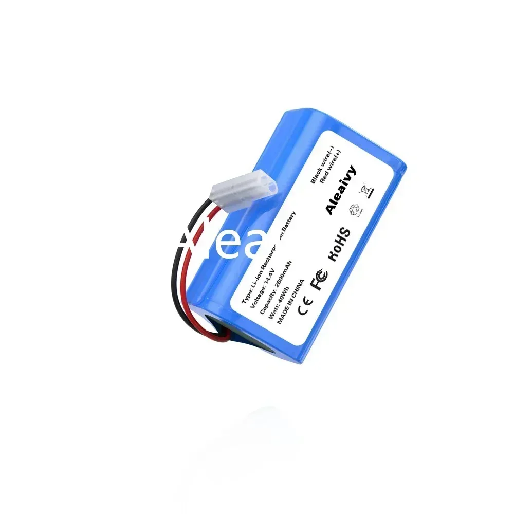 14.4V 2600mAh แบตเตอรี่ลิเธียมเหมาะสําหรับ Xiaomi Robot Vacuum Mop Essential G1 (SKV4136GL) (MJSTG1) ทําความสะอาดหุ่นยนต์แบตเตอรี่