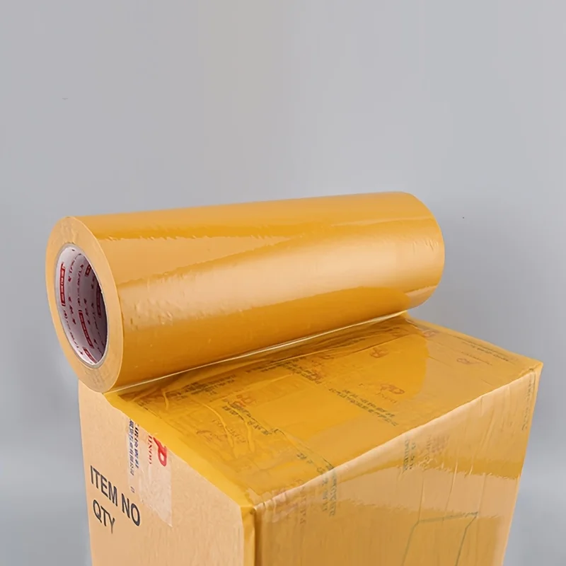 

A Strong Yellow Packaging Tape,designed for Strong Sealing Perfect for Moving and Handling Furniture for Sealing Large Packages.