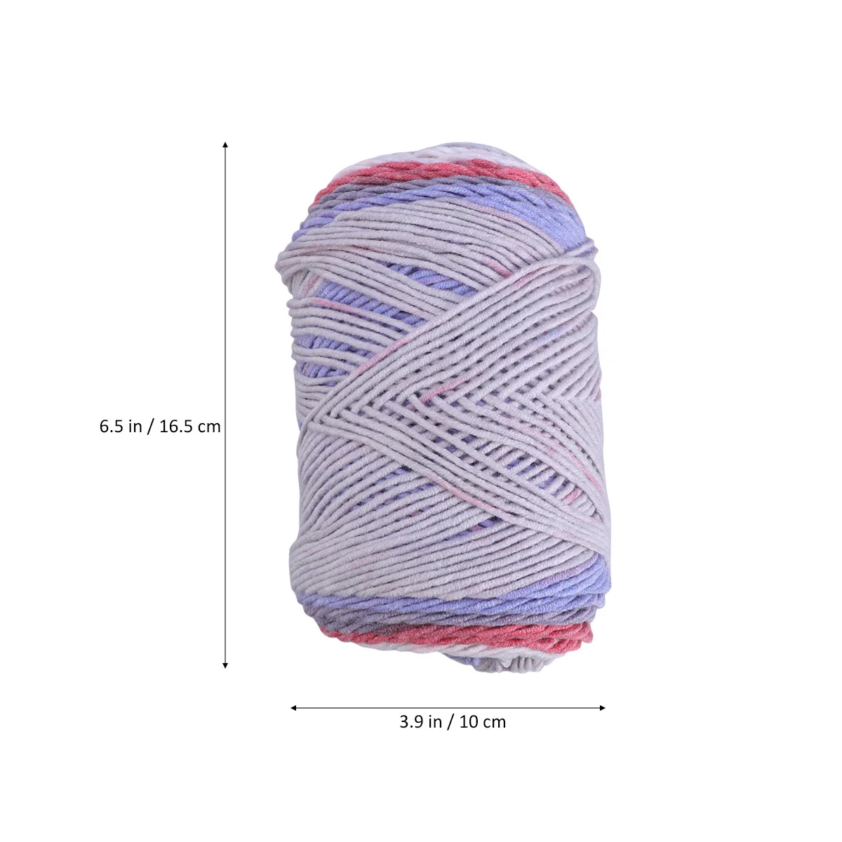

1 Roll Rainbow Colorful Knitting Wool Made Of Cotton Acrylic Blend Anti-Pilling Soft Yarn For Crochet Hats Scarfs Blankets Diy