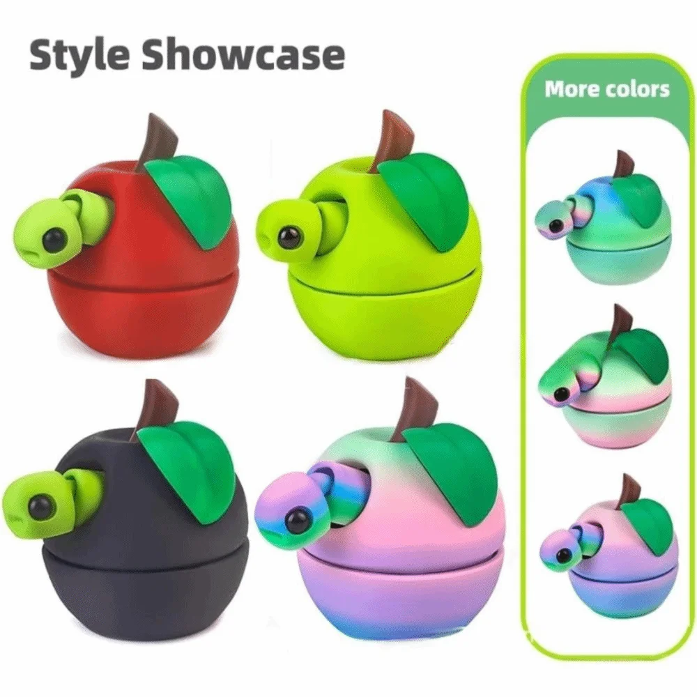 Ganzkörpergelenke, 3D-gedruckte Früchte, niedliche und alberne, mehrfarbige, bewegliche Modellfigur, pädagogischer 3D-Druck