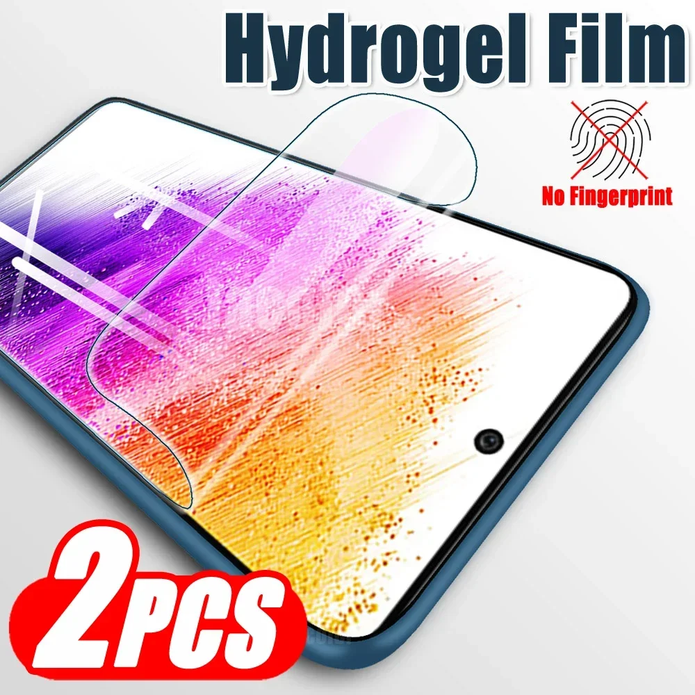 2pcs Hydrogel Film For Samsung Galaxy A33 A53 A73 A52s A52 5G 4G Samsun Sansun A 53 73 52 s 52s 5 4 G Water Gel Screen Protector