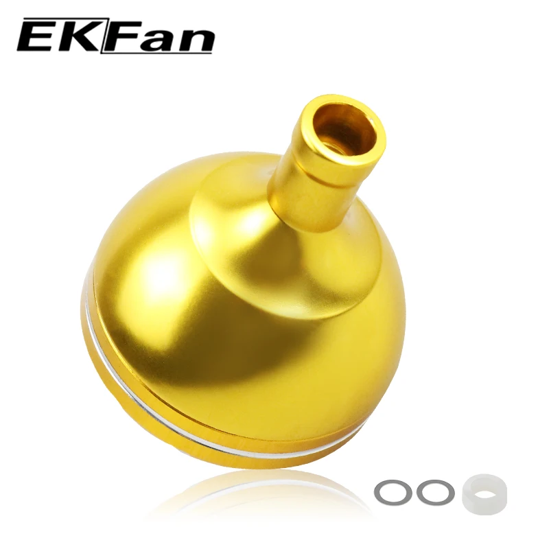 EKfan 30/35/38mm Fishing Handle Knob Metal For DAI&SHI Spinning Baitcast Reel Fishing Rocker DIY Tool Parts