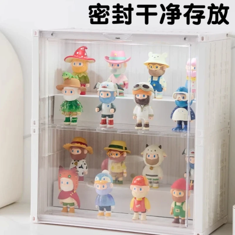 Container Blind Box Storage Display Case  Figurine Storage Box Home Dustproof Doll Display Cabinet Desktop Toy Storage Box