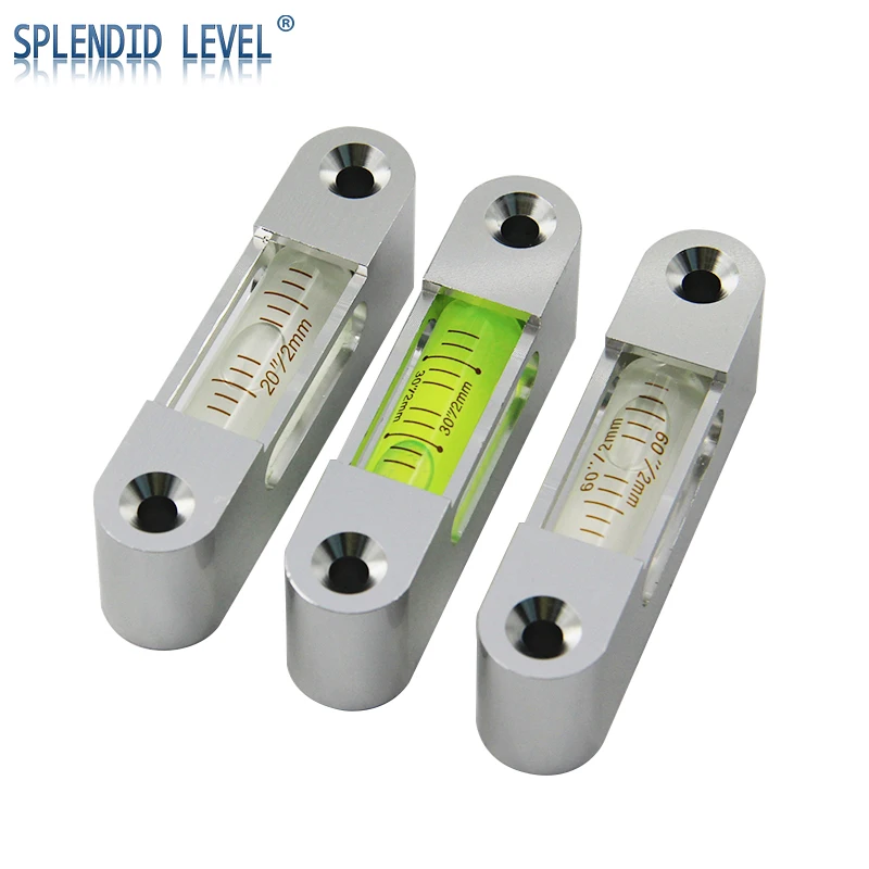 Alumínio Alloy Horizontal Bubble Bar, água Nível Régua, Long Bar, Três Windows observação, Medidor portátil, 6620 Bar