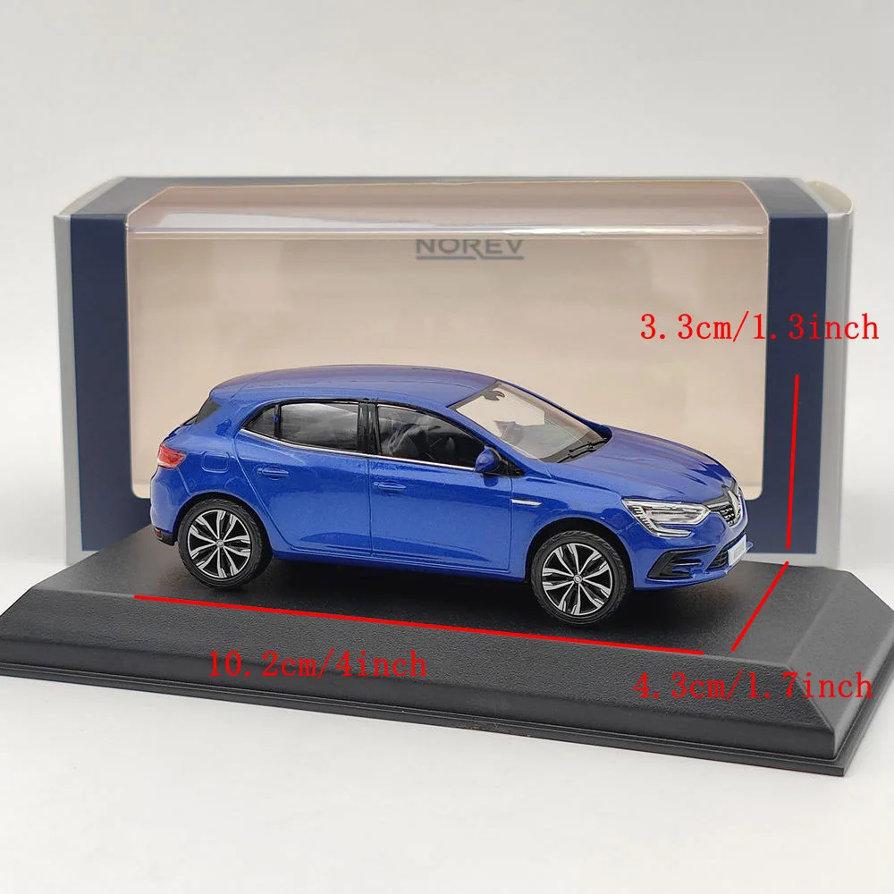 Norev 1/43 Megane Suv Blauwe Diecast Modellen Auto Kerst Cadeau Collectie Auto Auto Speelgoed