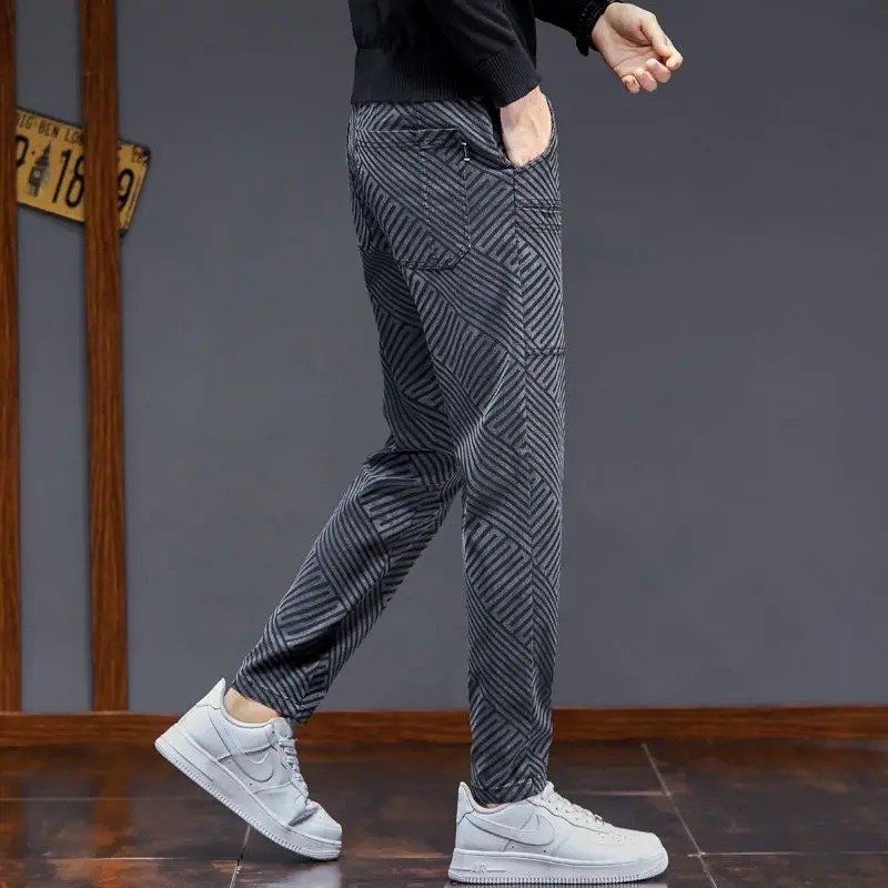 Jeans Men's Sweatpants Y2k Cargo Pants Hip Hop Casual Luxury Designer Clothing New Vintage