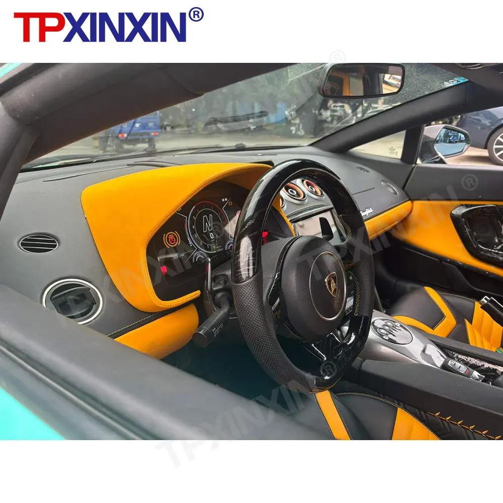 For Lamborghini Gallardo 2003-2014 Car Speedometer Dash LCD Digital Instrument Cluster Virtual Cockpit Panel Gauge Head Unit