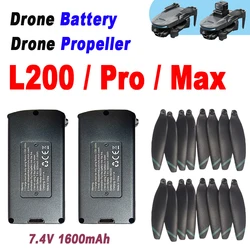 Oryginalny LYZRC L200 PROMAX bateria do drona 7.4V 1600mAh dla L200 PROMAX zdalnie sterowany Quadcopter części zamienne do kotła akcesoria