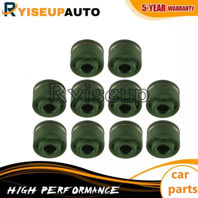 New 10 Pieces Intake Valve Stem Oil Seal for Honda NT650 NTV600 NTV650 XL600 XL650 XL700 XR650 XRV650 XRV750 PC800 12208-413-003