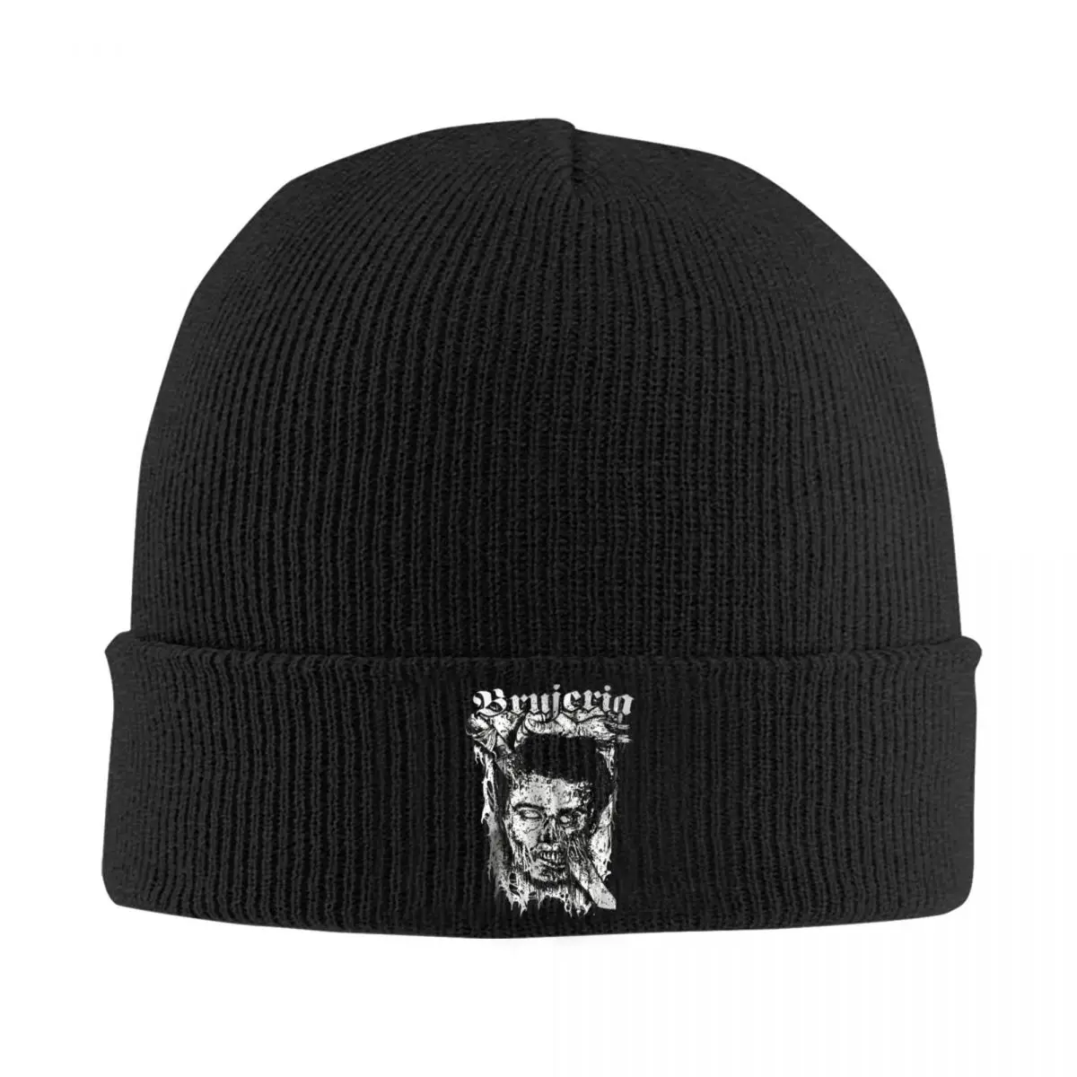 Brujeria Metal Band Gothic Bonnet Hats Beanie Hats Design Knitting Hat Autumn Winter Funny Men Women Outdoor Sport Warm Soft Cap