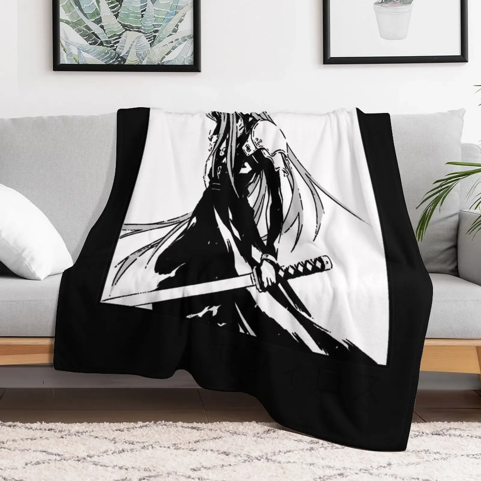 sephiroth ffvii Throw Blanket Blankets Sofas Of Decoration Vintage Blankets