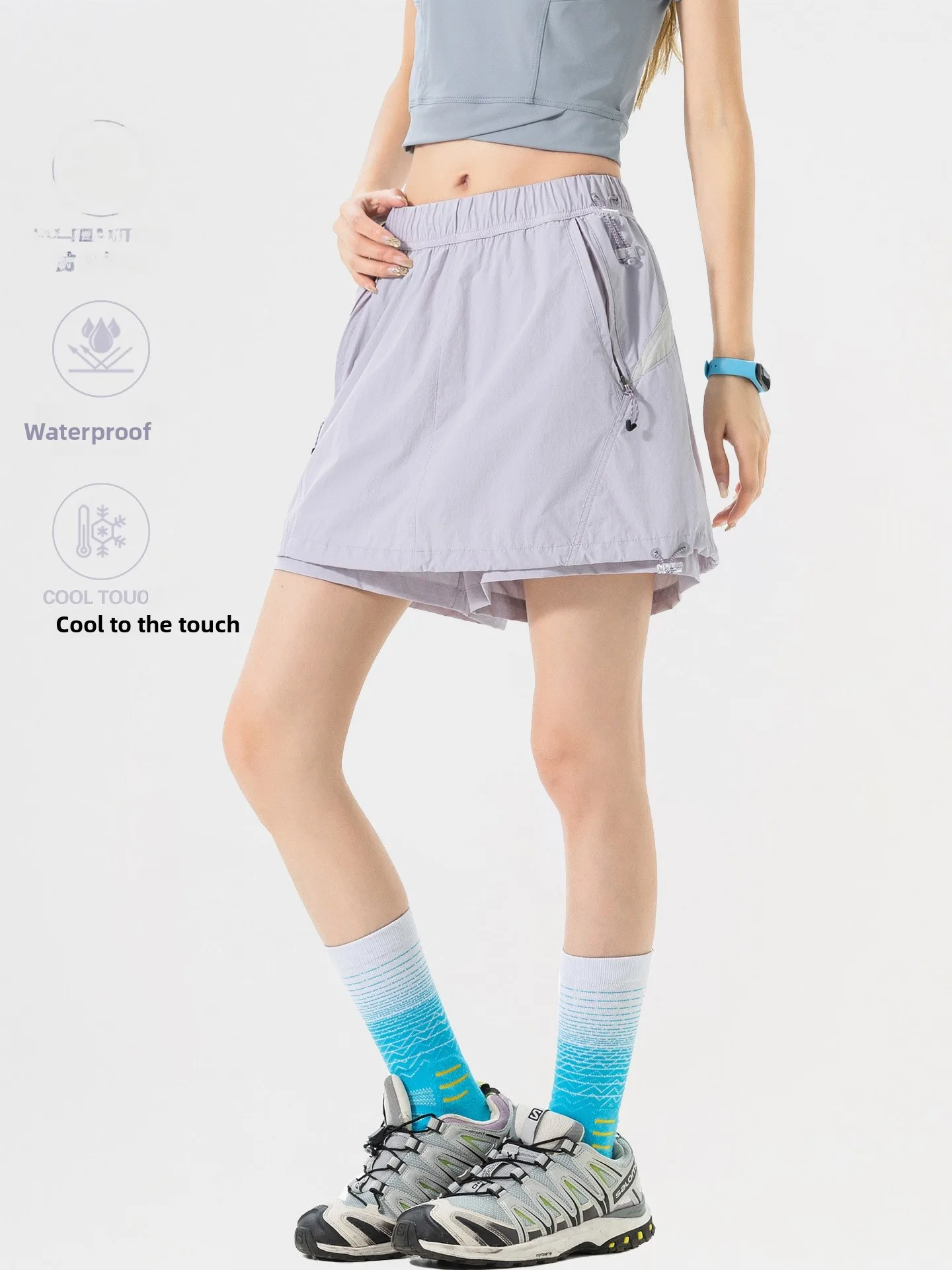 

Outdoor Lightweight Running Shorts Women's Summer Breathable Quick Dry Fitness Gym Lightweight Skort Pants Ultra Thin Shorts