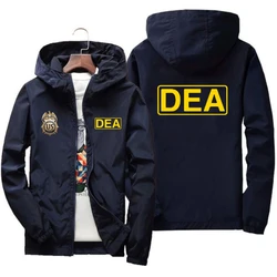 New Fashion Hooded Jacket Men Breathable Outwear Male Solid color Streetwear Comfortable Man Clothing US DEA