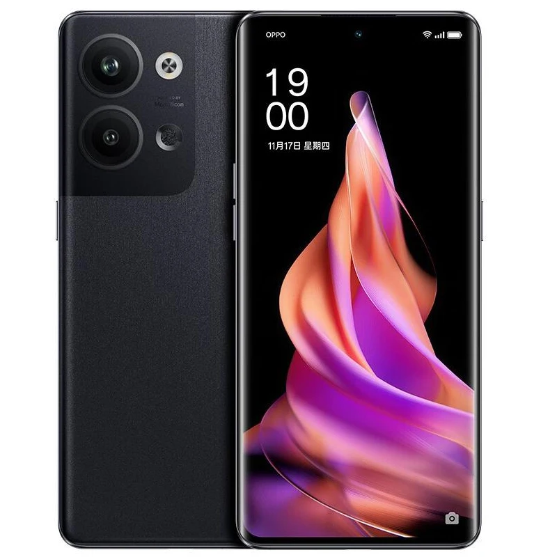 OPPO Reno 9 pro 5G 스마트폰 글로벌 펌웨어 MTk Dimensity 8100-Max 6.7" 2412x1080 16GB 256GB 화면 지문 중고 전화