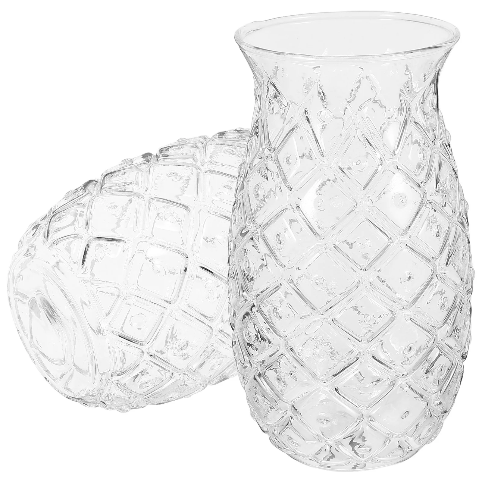 2 قطعة 480 مللي كوب مشروبات شفاف الأناناس الملمس متعدد الوظائف كأس النبيذ للحفلات البارات Ktv المطاعم المنازل #5