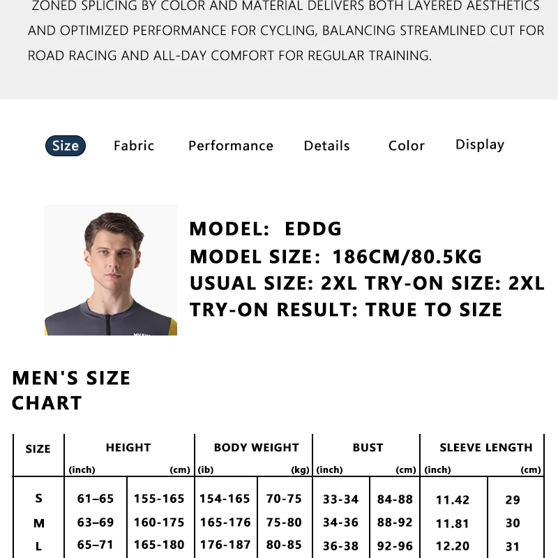 MKEW Sommer Herren Pro Radsporttrikot Atmungsaktive MTB Kurzarm-Fahrradbekleidung mit Taschen für Mountainbike und Rennrad – Detail 3